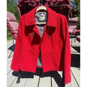 Tulle Original Clothing Red Jacket Size Small